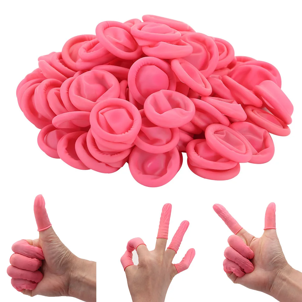 Latex Finger Cots Gloves Anti Static Rubber Finger Protector
