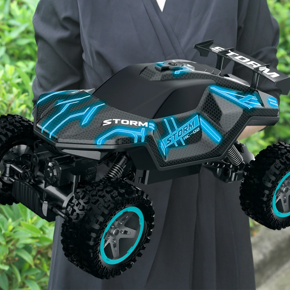 Four Wheel Drive High Speed RC Car with LED Lights