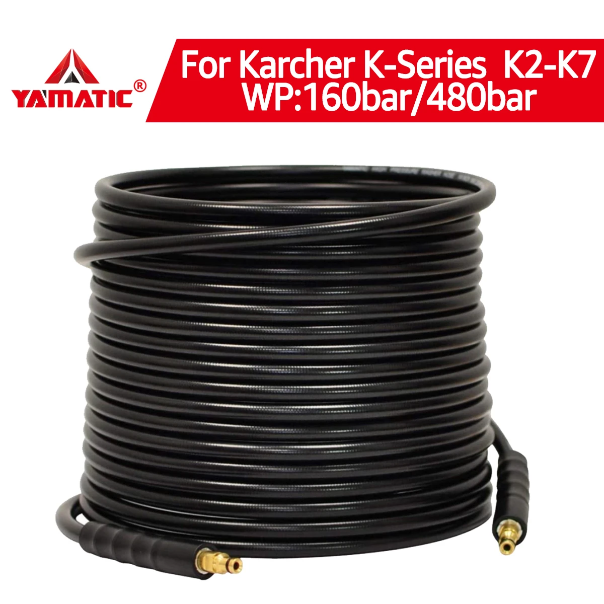 8m 15m High Pressure Washer Hose Pipe Cord Car Washer Water Cleaning