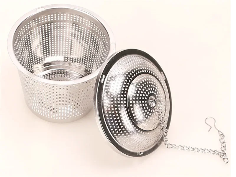 Seasoning Spice ball Basket 304 tea ball stainless steel flavor Bag Hot pot taste Halogen box Bag Soup Taste Box strainer basket