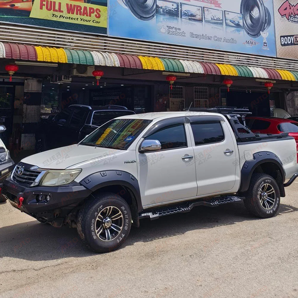 Kit 6 Pièces élargisseurs D'ailes Pour Toyota Hilux/Vigo 2005-2010 - ABS Résistant - Look Sportif Et Protection