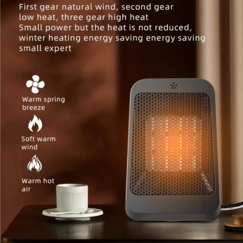 1500W Intelligent Remote Control Heater Timing Function Adjustable In Three Gears 90 ° Head Shaking Dual Use Of Cold And Warm