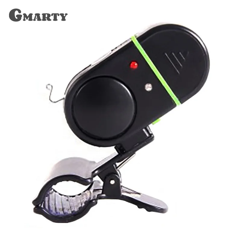 Fishing Alarm Fish Bite Lure Alert Alarm Sound Bell LED Light Indicator Clip-on Fishing Rod Outdoor Buzzer Tool
