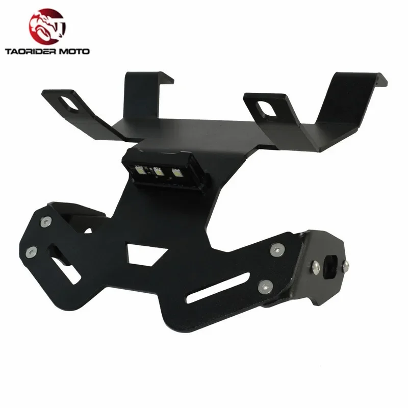 Motorcycle License Plate Holder License Plate Holder Bracket Kit For Honda CB125R CB150R CB300R Tail Tidy Fender Eliminator LED Light