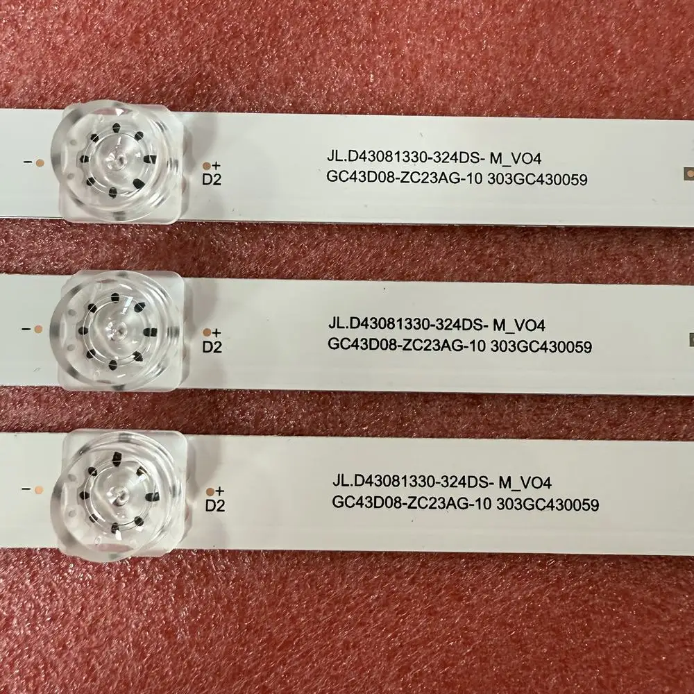 KIT 3 strisce 7 led ORIGINALI TV MI Xiaomi L65M5-5ASP 65HR332M07A5 4C-LB650T-HRP