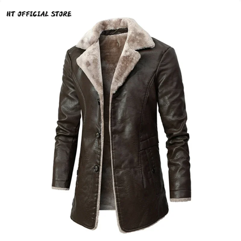 Winter Clothing Men Leather Jacket  Pu Leather Winter Men Jackets Mu -  Leather - Aliexpress