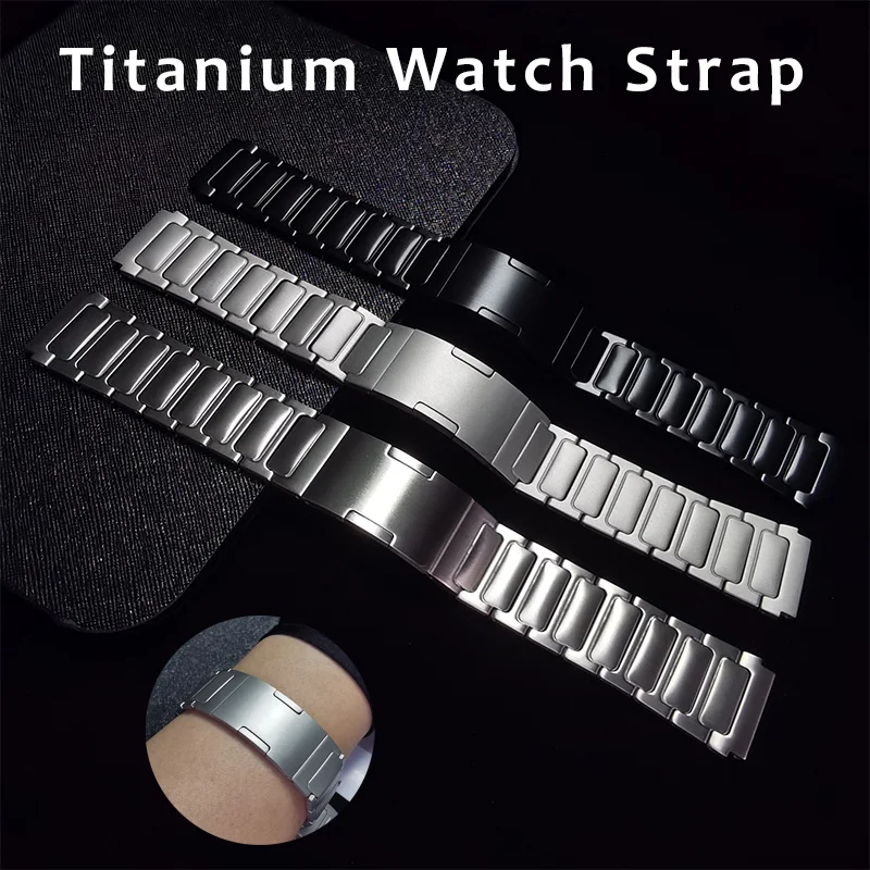 

Ремешок из титанового сплава для Huawei Watch 4/4 Pro/3/GT2-3 Pro 2e, легкий браслет для Amazfit GTR 4/Stratos 3, 22 мм