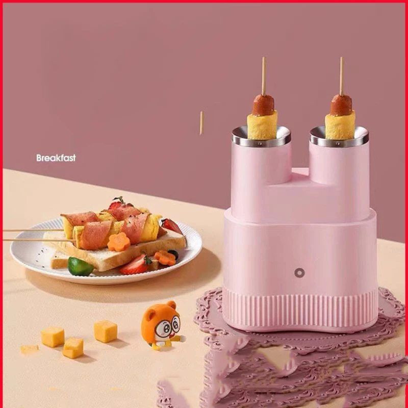 Breakfast Omelette Maker 1PC Dual Gallbladder Omelette Sausage Maker Home Small Fry Sausage Portable Waffle