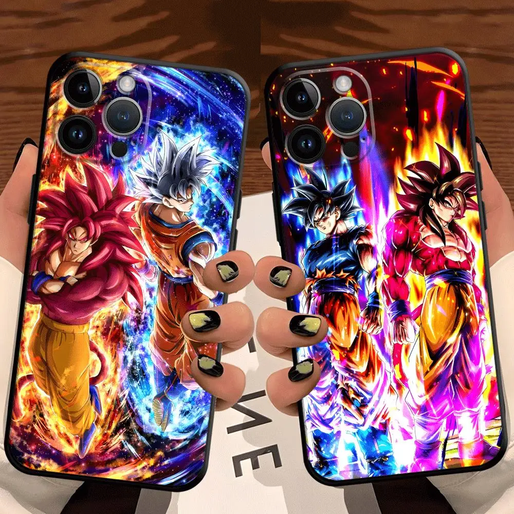 Case for iPhone 17 Pro Max 7 8 SE 14 15 16e 16 Plus X XR 11 Air 13 Mini 12 Soft Phone Cover 15+ 16Pro 16+ Dragon Ball Goku