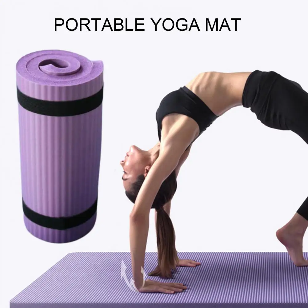 Yoga Mat Pilates Mat Professional Yoga Sports with Non-slip Design for Pilates Joint Protection Soft Rubber Elbow for Floor