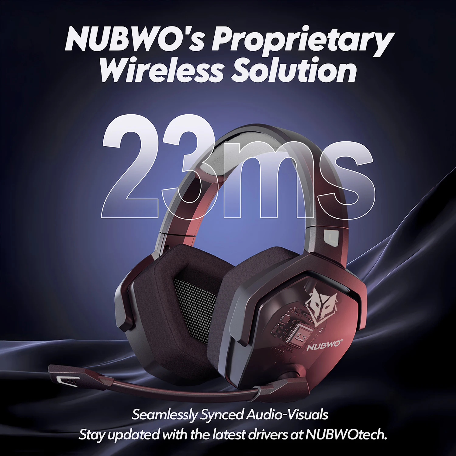 Nubwo G06 Wireless Headsets Gamer 2 4ghz Bluetooth 5 3 Gaming Headphones With Dual Microphone For Ps5, Ps4, Pc, Mobile, Switch, Alina Gadgets