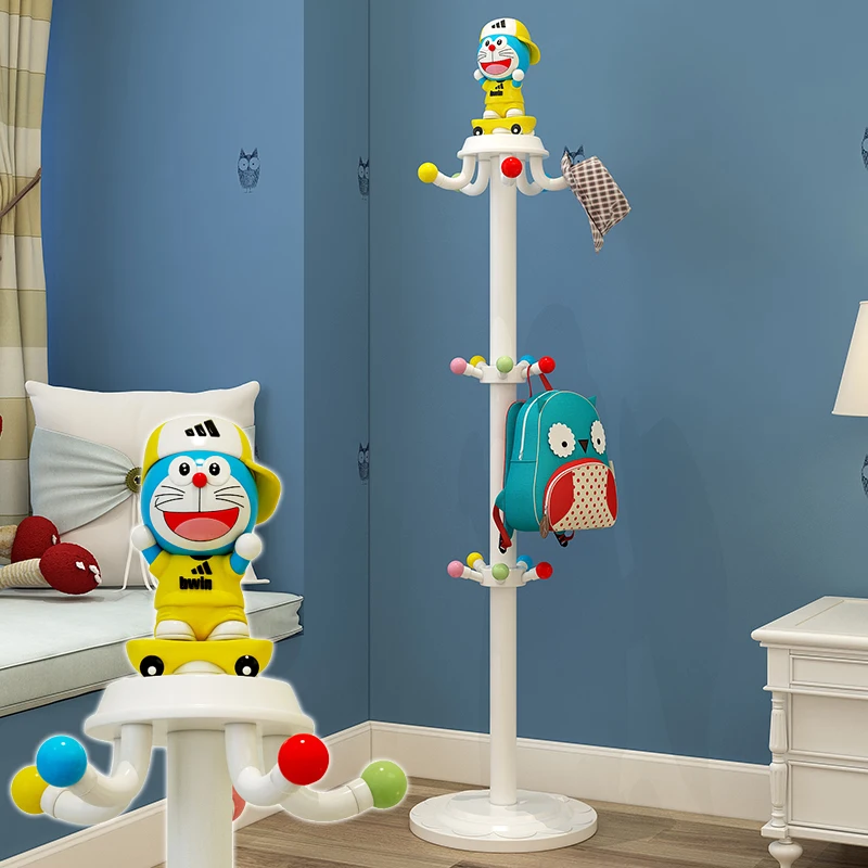 Children's clothes rack landing cartoon clothes rack simple modern hanger creative children's