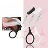 Eyebrow Trimmer Safe Makeup Scissors Eyebrow Trimmer Stainless Steel Comb Style Eyebrow Scissors Shaver Trimmer Makeup 2