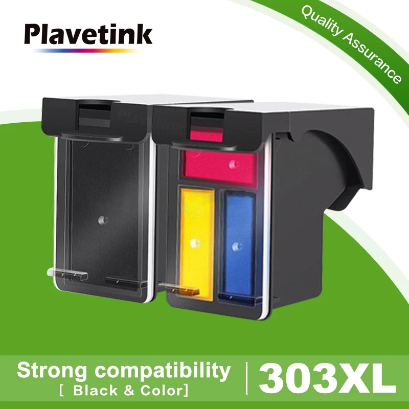 

Чернильный картридж Plavetink 303XL для HP 303 для HP303 для HP303XL Envy Photo 6220 6222 6230 6232 6252 6255 6234 7130 7134 7830