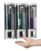 Shampoo Dispenser for Shower Wall 1/2/3×200ML Chamber Refillable Liquid Soap Dispenser Bottle Bathroom Containers Transparent 1
