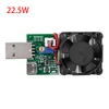 18W 22.5W Electronic Test Load Resistor USB Interface Battery Discharge Capacity Tester with Fan Adjustable Current Module Tool 6