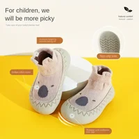 New Style Spring Autumn Cute Cartoon Infant Baby Boy Socks Shoes Anti Slip Soft Sole Children Gril Toddler Floor First Walkers 4