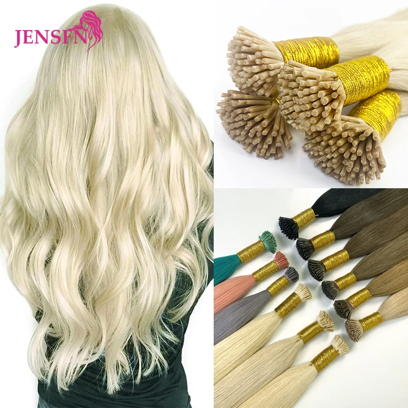 Hair Extensions JENSFN Straight I Tip 1g/Strand 16