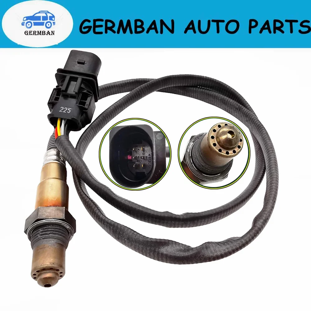 0258017025 30-4110 Lambda O2 Exhaust Gas Oxygen Sensor For V W Skoda Audi LSU 4.9 Wire Band OE#0 258 017 025 30-2004