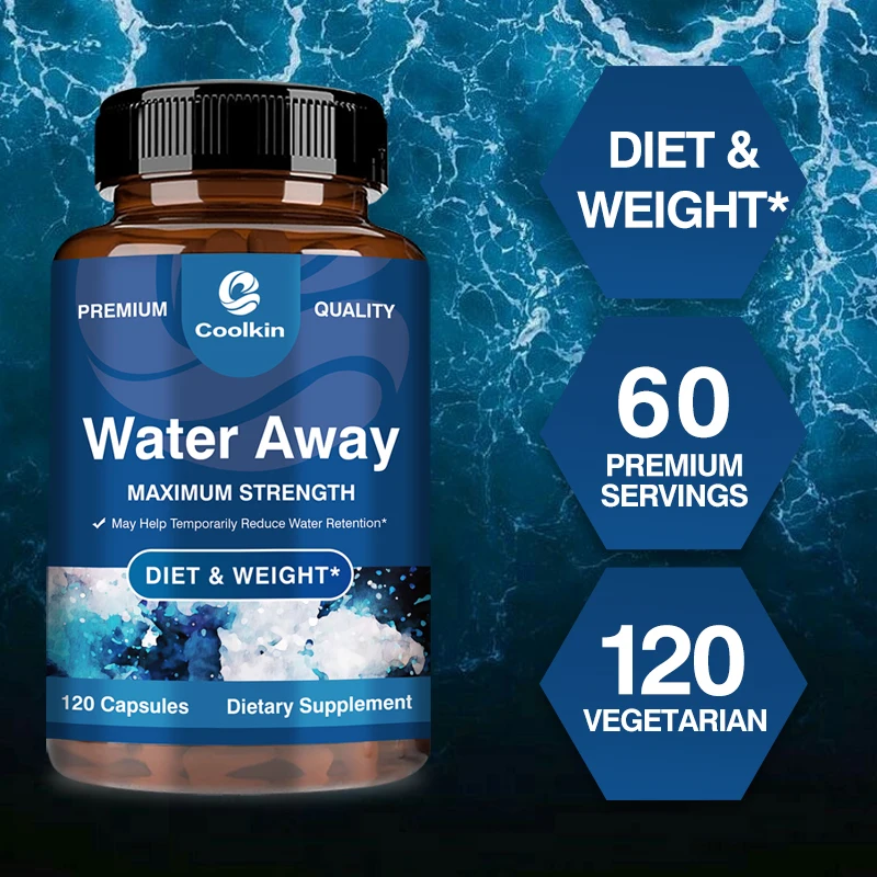 Natural Diuretic Water Away Capsules-Diuretic, Relieves Bloating, Supports Fluid Balance