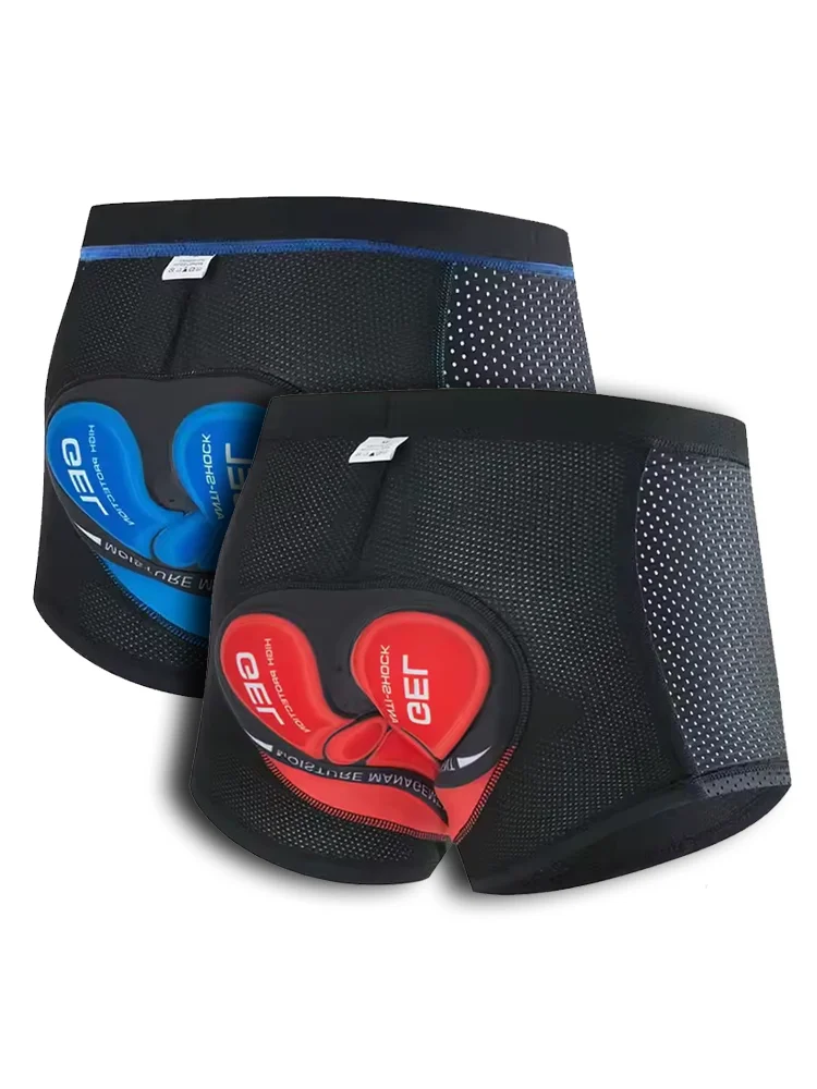2025 Newest Breathable Outdoors Cycling Shorts Gel Pad Shockproof Mesh MTB Bike Shorts Road Bicycle Underwear Man Women Shorts