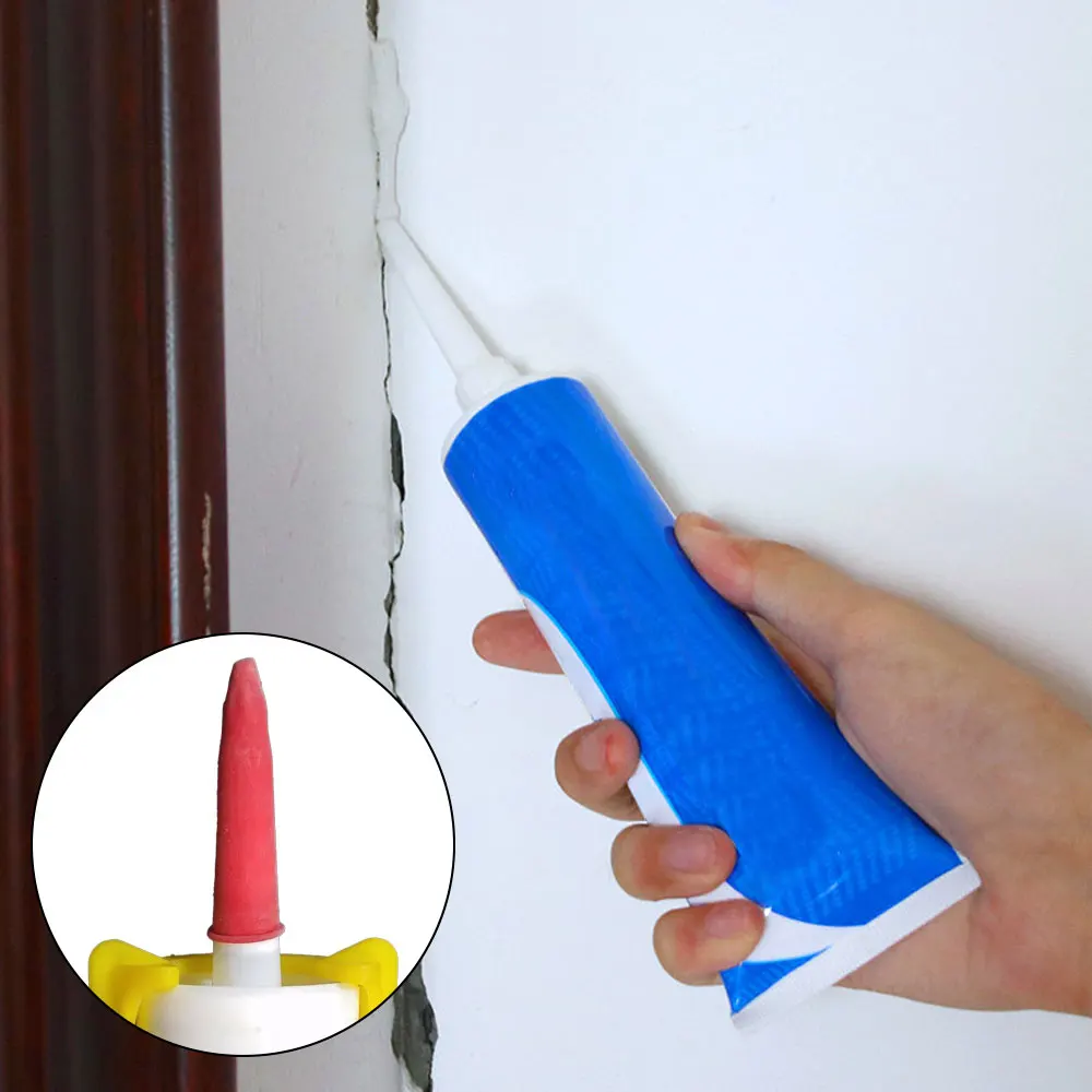 2pcs Caulk Cap Glass Glue Tip Sealing Cap Barrel Glue Mouth Protective Cover For Sealing And Preserving Leakproof Sleeve 4