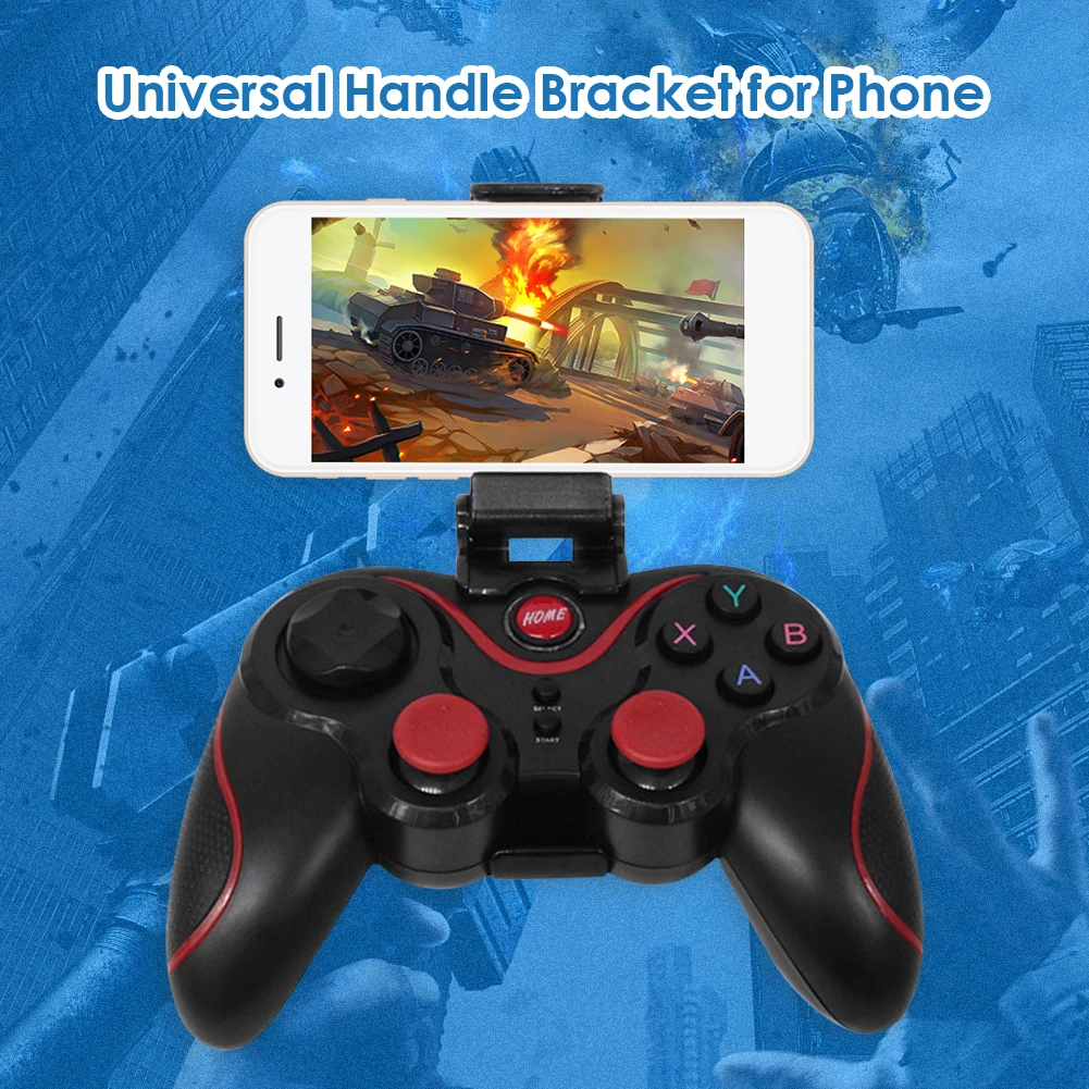 Wireless Gamepad Mobile Phone Holder Bracket Game Controller Cellphone Mount Stand For Android iOS Phones PUBG Gaming Accessorie