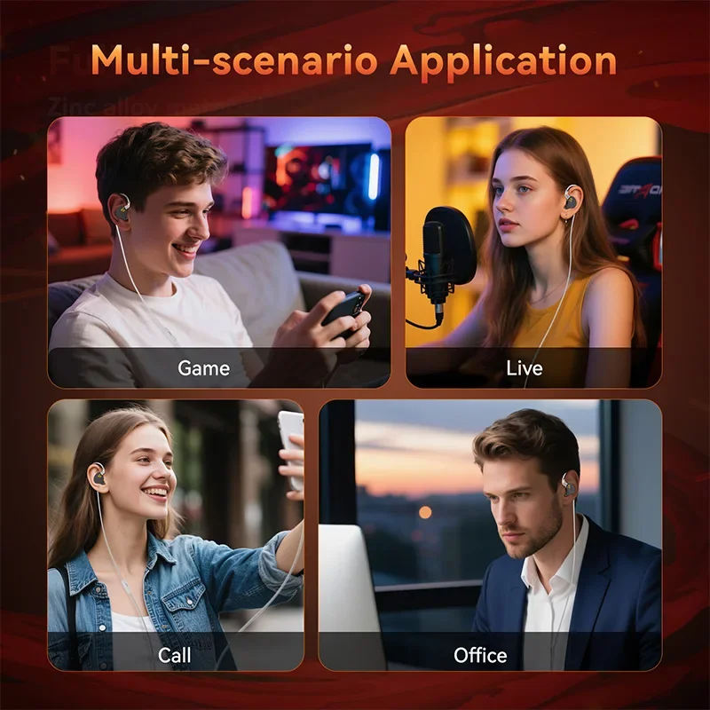 รูปสินค้า หูฟังเกมมิ่ง HiFi คุณภาพเสียงระดับมืออาชีพ