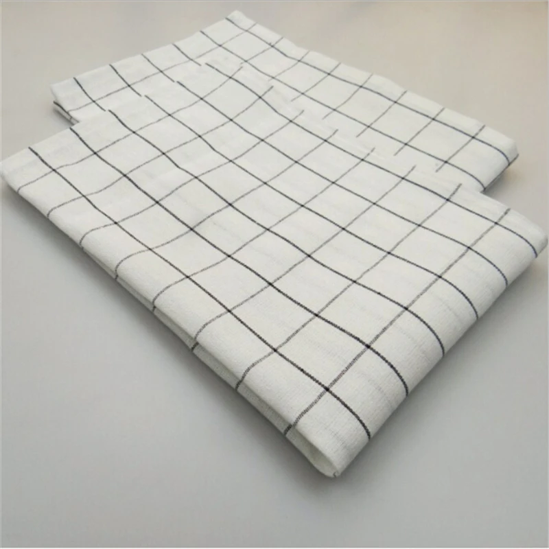 Kitchen Super Absorbent Rags Cleaning Cloth Cotton Blend Lint-free Easy Wash Practical Soft Dish Towels Rectangle Large Wipe cotton dish towels