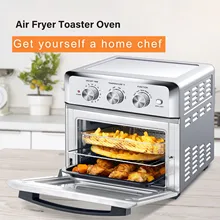 

Air Fryer Toaster Oven, 19QT Convection Airfryer Countertop Oven, Roast, Bake, Broil, Reheat, Fry Oil-Free,Stainless Steel,1500W