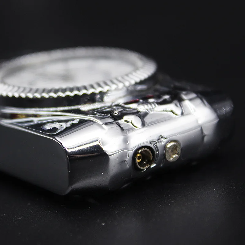 Luxury LED Gold Watch Windproof Jet Butane Lighter Torch Turbo Gas Inflatable Lighter Cigar Cigarette Accessories Men's Gift For Smoking Accessories Gas Lighter Lighter Accessories Torch Lighter