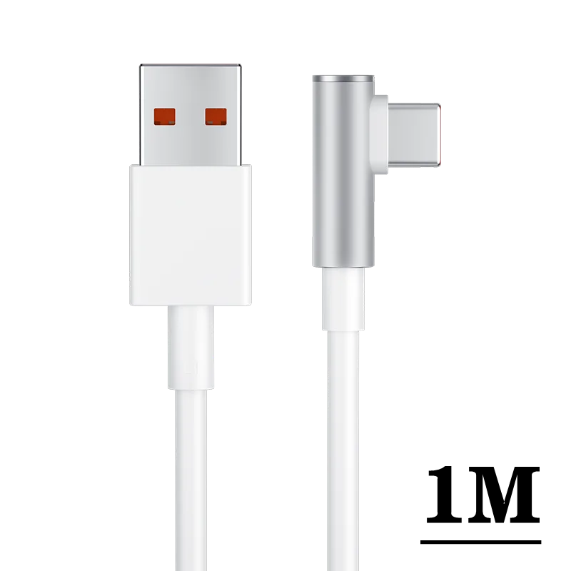 Xiaomi-Cable Usb Tipo C de carga rápida, cargador Original de 120W, 6A,  codo de 90 grados, para Mi 12, 11, 10 Pro, Poco Redmi Note K40 - AliExpress