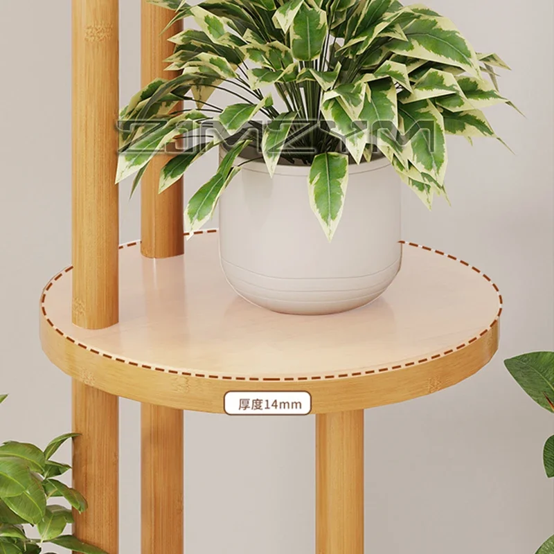 Bamboo 2 / 3 Tier Plant Stand Rack Flower Pot Holder Shelf Indoor Outdoor Planter Display Shelving Unit for Patio