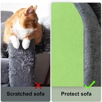 8 Sizes Couch Cat Scratch Guards Mat Cat Tree Scratching Scraper Claw Post Paw Sofa Protector Cats Scratcher Pet Home Furniture 3