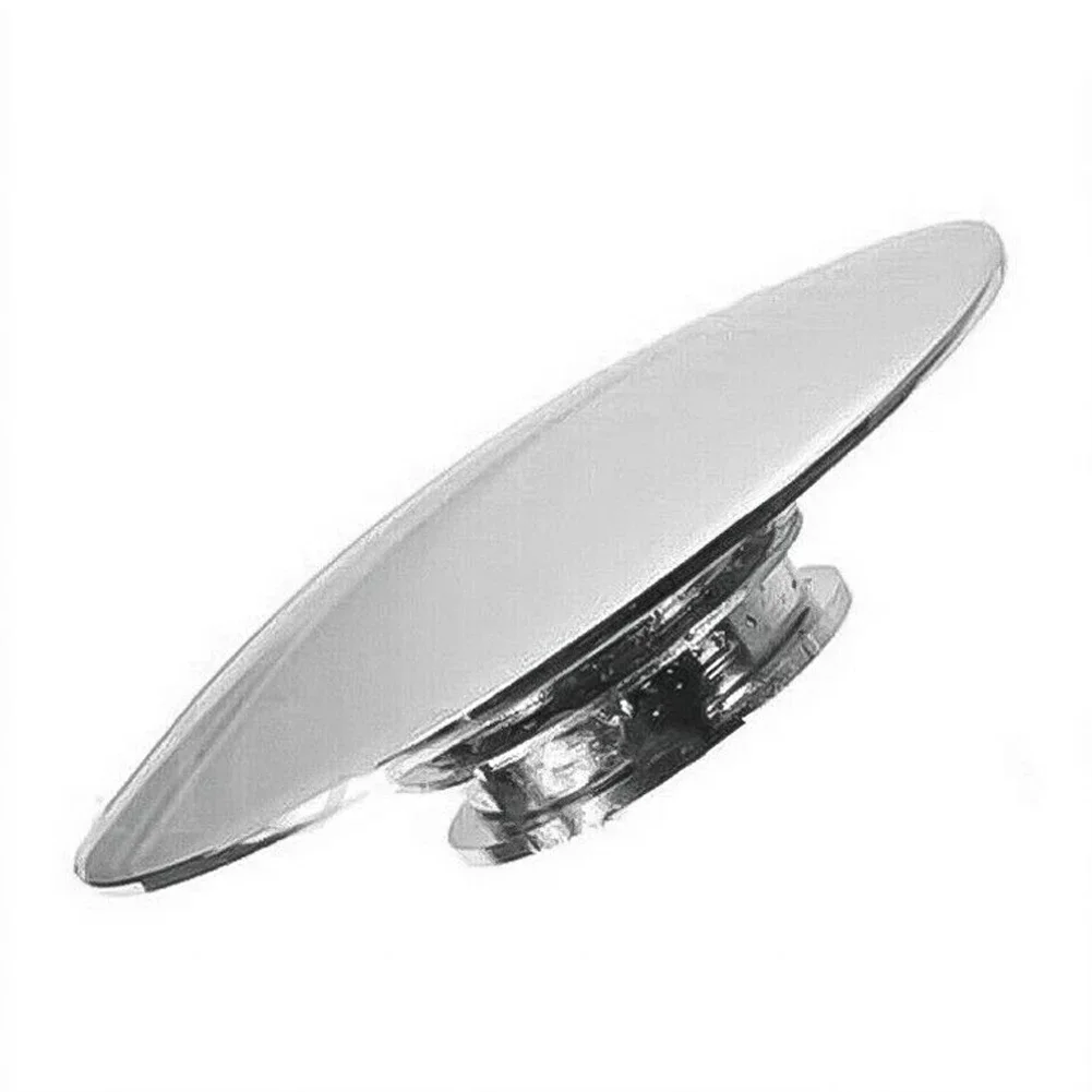 1Pcs Chrome Basin Pop-Up Sink Plug Cap Click Clack Push Button Bathroom Basin Sink Up Drain Stopper 66mm