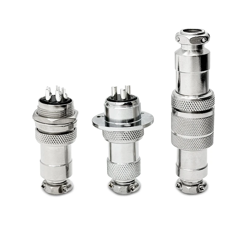 5pcs GX12 GX16 GX20 2 3 4 5 6 7 8 9 10 12 14 15 Pin Docking Aviation Plug Socket Circular Connector 6