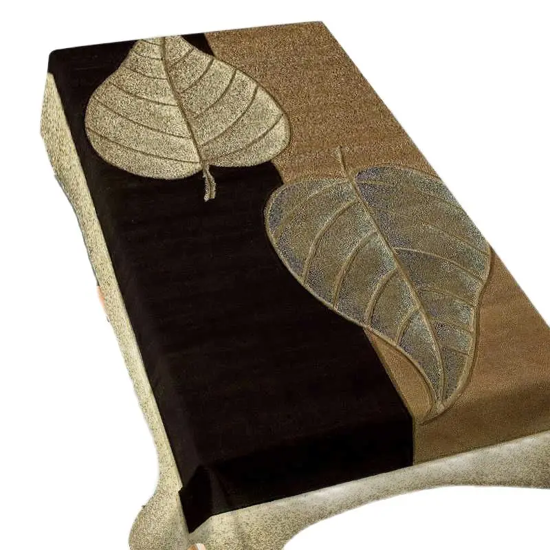 Leaf printing Rectangular Tablecloths For Table Wedding Decoration Waterproof Dining Oil-proof Tables Cover Manteles