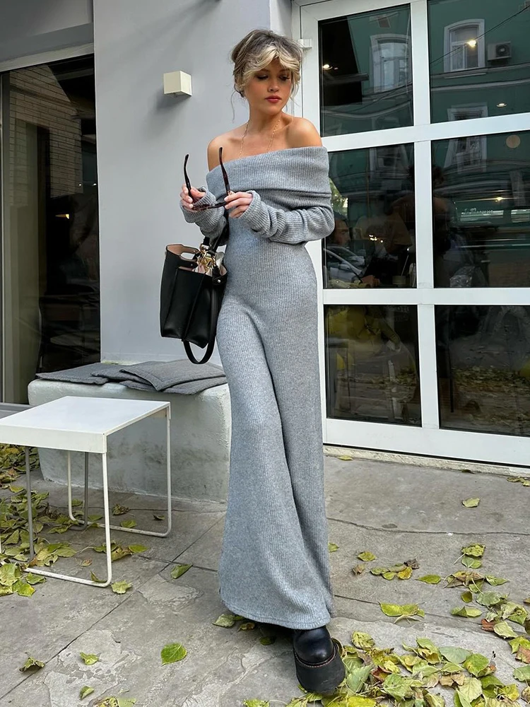 gray dress