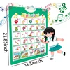 Sports Wall Chart Talking Poster Interactive Toddler Alphabet Learning Best Educational Gift for Boys Girls Ages Letter Sounds 6