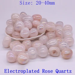 Wholesale Bulk Natural Tumbled Stones - Polished Oval Healing Crystals - 200g (Colour Rose Quartz)