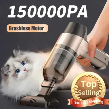 150000PA Powerful Wireless Car Vacuum Cleaner Mini Portable Handheld for Home Appliance Cleaning Machine Car Cleaner Keyboard 1