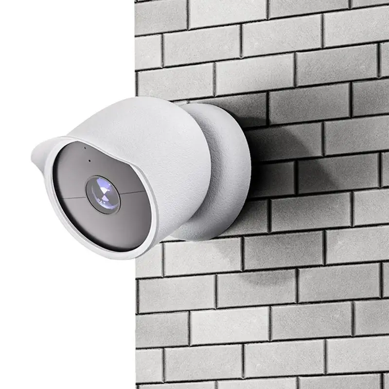 Cover In Silicone Compatibile Con Google-Nest Cam Custodia Impermeabile Per Esterni O Interni Protezione Per Tutte Le Condizioni Atmosferiche Facile I