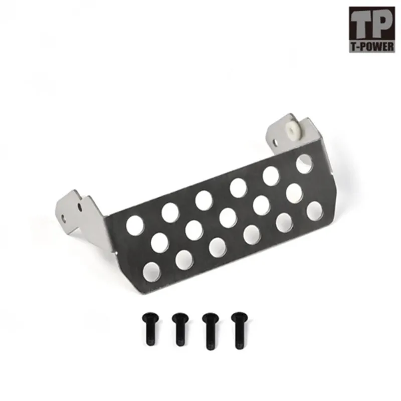 Stainless Steel Front Skid Plate Metal Chassis Armor For CROSS RC 1/8 EMOX RC Car Electric Remote Control Model Crawler Accessor
