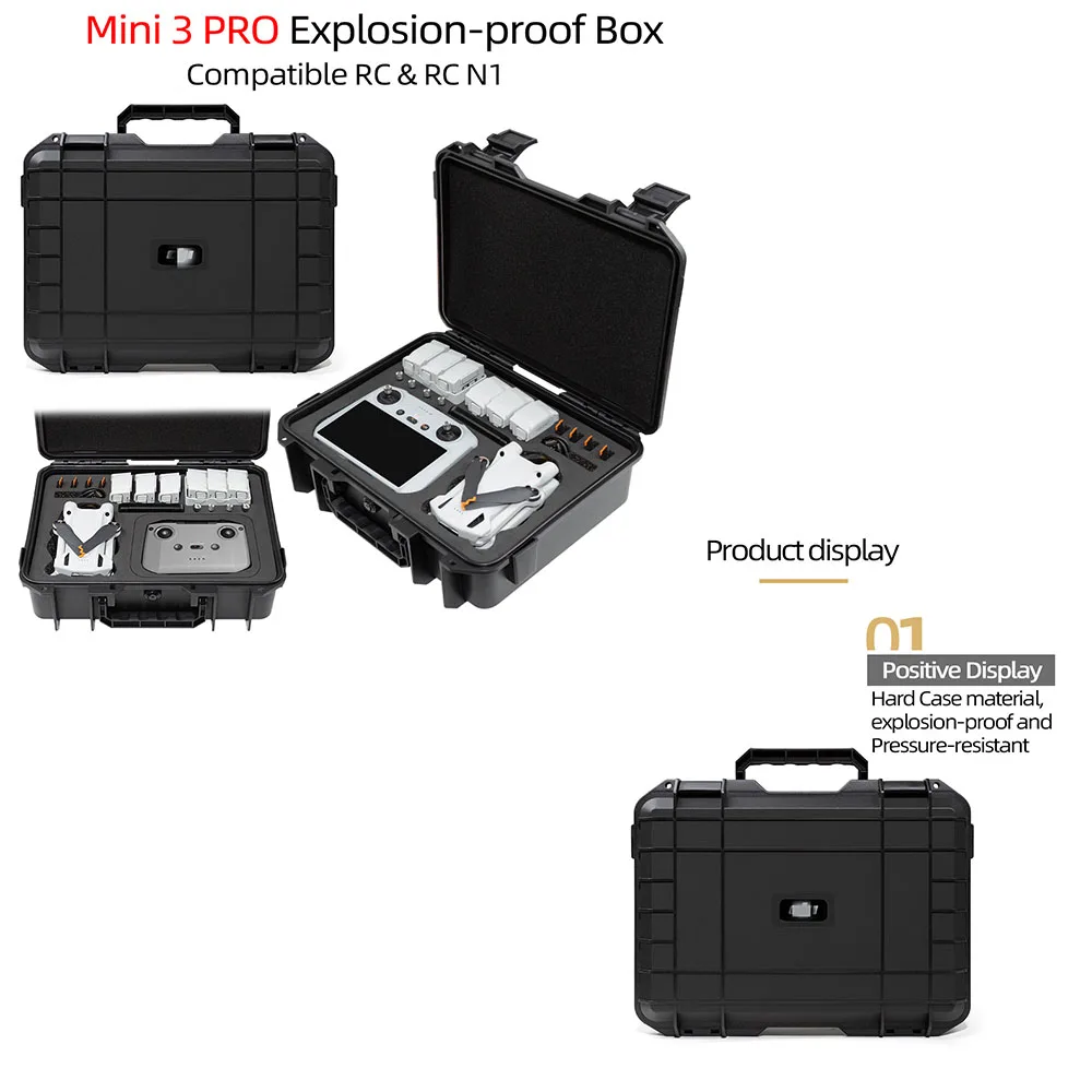 Boîte de rangement antidéflagrante pour DJI Mini 3 Pro