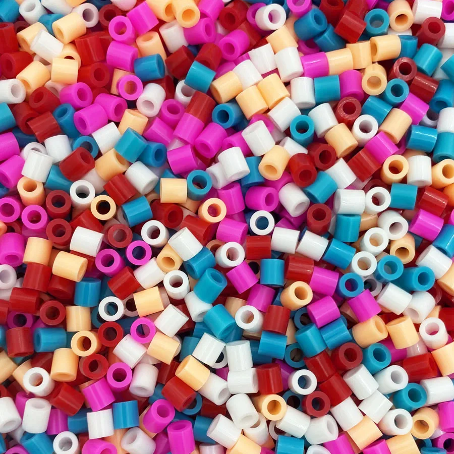 Pixel Puzzle Iron Fuse Beads 5MM 1000PCs for kids Perler Hama Beads Diy Handmade Gift toy