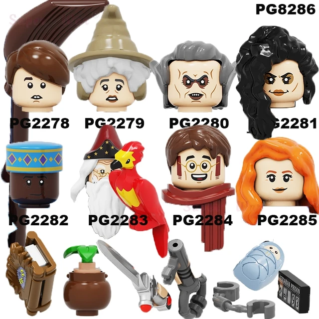 1PCS Single Magic Movies Figures Head accessories Building Blocks toys Series-079 PG8286 PG2278 PG2279 PG2280 PG2281 PG2282 1