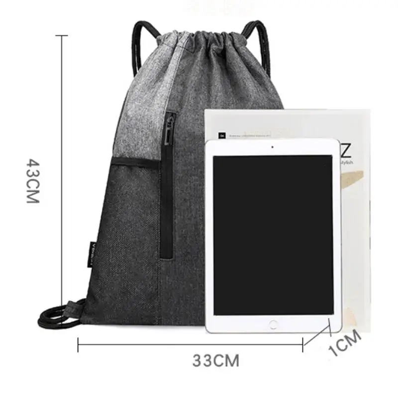 Drawstring Backpack Fashion Casual Unisex for Men Women
