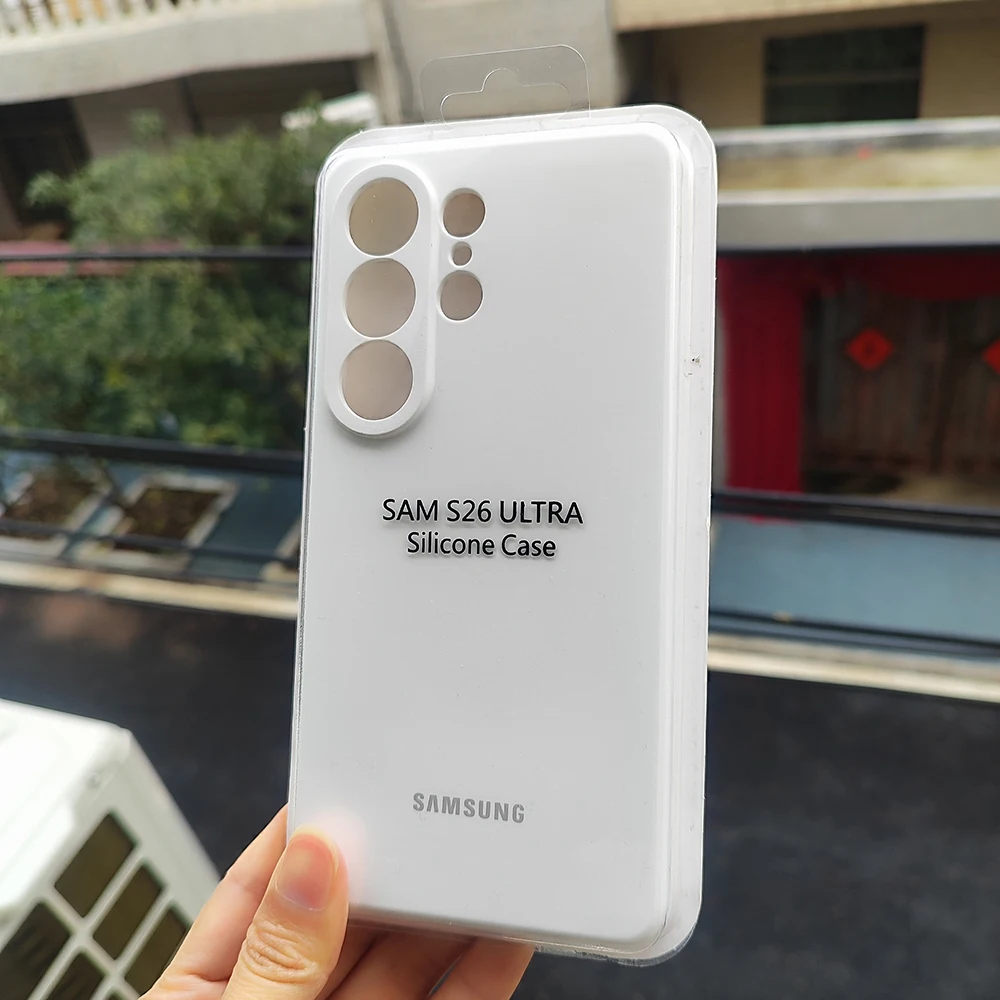 Elegant Soft Liquid Silicone Phone Back Cover