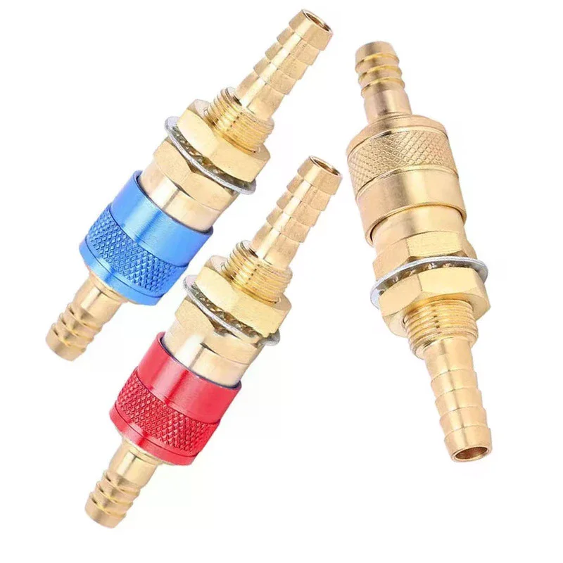 Cooled Gas Adapter Connector Clamp Welding Machine Quick Fitting Female Male Water MIG TIG Welding Torch Tools Welder