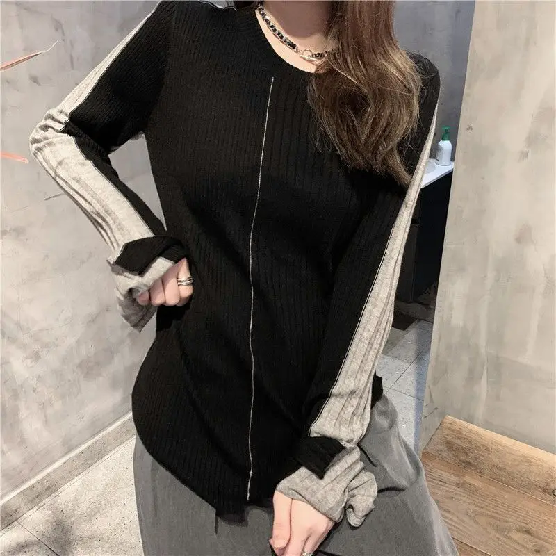 

Deeptown Vintage Slim Gyaru Sweater Women Korean Fashion Autumn Knitted Jumper Harajuku Knitwear Gothic Retro Pullover Winter